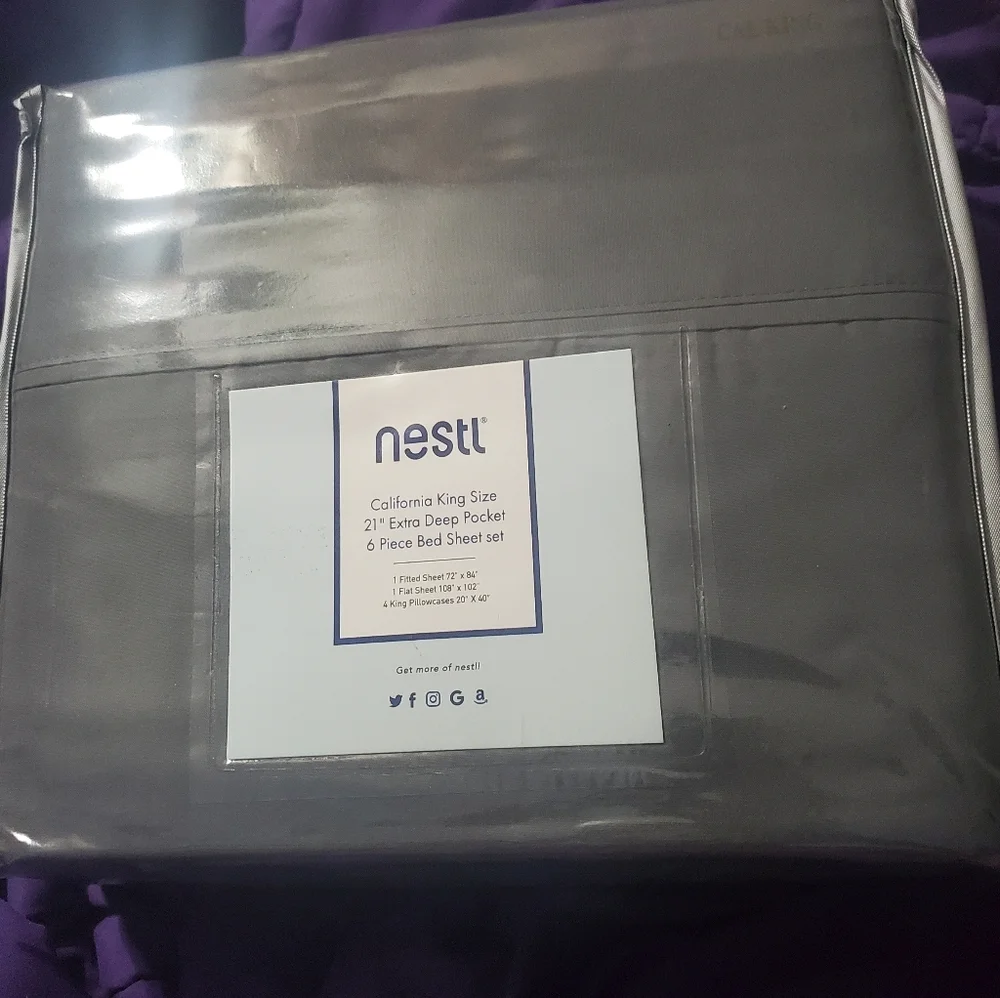 New Luxury Soft Microfiber Extra Deep Pocket 6 Piece Bed Sheets Set